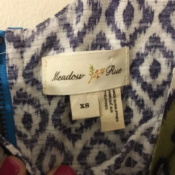 Anthropologie | Meadow Rue Geometric 2 Layer Tank - Picture 6 of 8